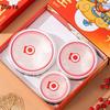 ZIPOYA Chinese Style Ceramic Bowl 3-Piece Gift Set