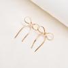High-End Metal Snake Bone Tassel Earrings