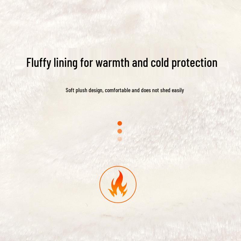 Fleece Lined Lumbar Support Belt for Men & Women - Warm Waist Protection for Autumn & Winter Seasons