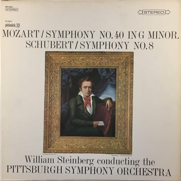LP Record WILLIAM STEINBERG PITTSBURGH SYMPH  Mozart Symphony No. 40  Schubert SPC4001 PICKWICK US Classical Used