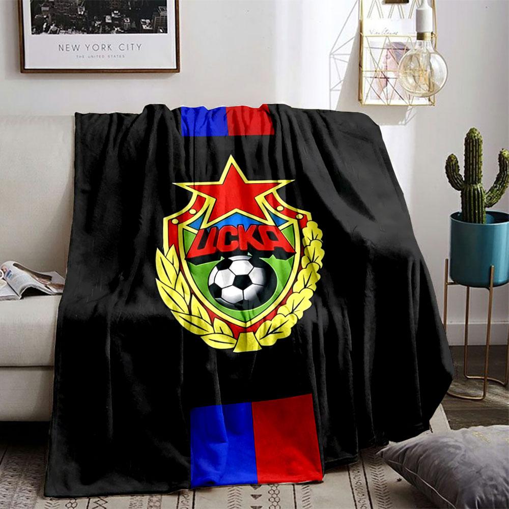 Red Star Soccer Emblem Blanket for all seasons blanket lunch break throw gift