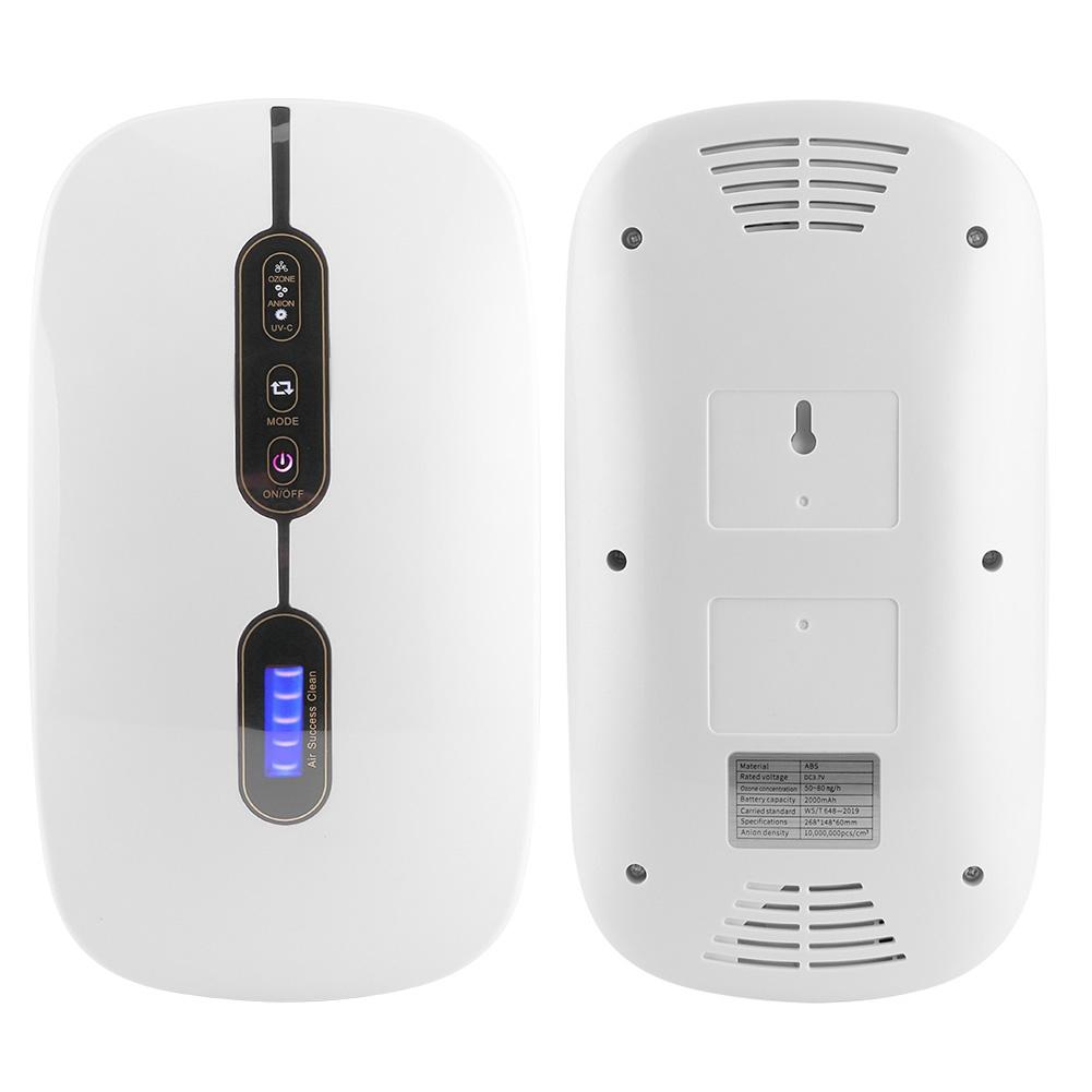 USB UV Air Purifier Formaldehyde Odor Removal Air Cleaner Ozone Generator Deodorizer Machine