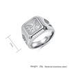 Eagle Signet Rings for Men, Stainless Steel Ring, Vintage Punk Jewelry