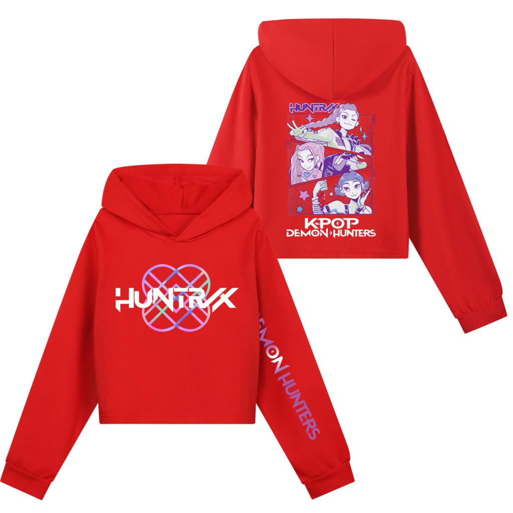 Kids' Long Sleeve Loose Pullover Letter Print Drawstring Hooded Sweatshirt