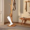 Plastic Foot Mannequin Sock Display Stand Black Realistic Foot Mold for Long Socks Jewelry Anklet Bracelet Retail Showcase