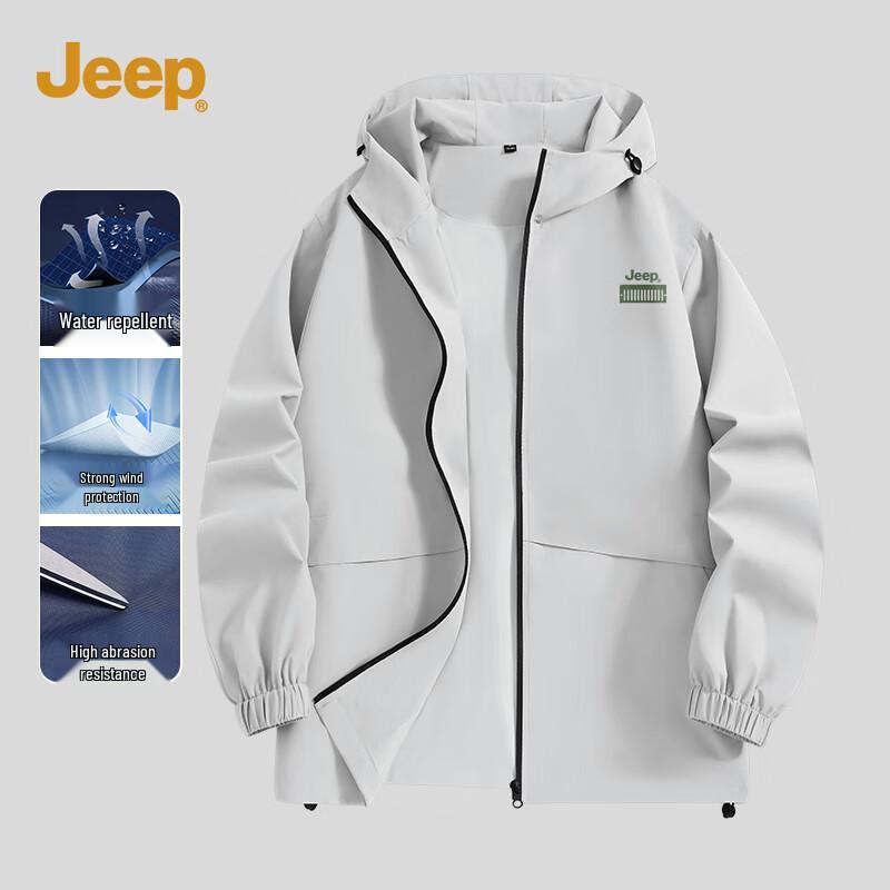 JEEP Men's Retro Casual 3-Proof Jacket