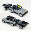 88pcs Grey Battle Axe Pickup Truck Car Simulative Model Small Educational Assembled Building Block Toy Gift