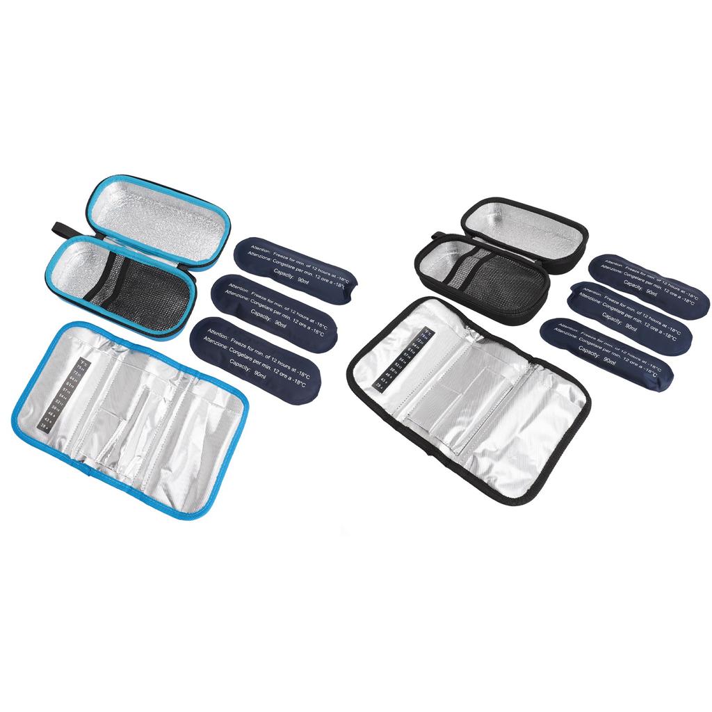 Insulin Cooler Bag Multipurpose Portable Lightweight Diabetic Insulated Bag for Insulin Pen Medicati