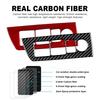 Real Carbon Fiber Sticker For Mazda CX-9 2019 2020 2025 2025 2025 RHD LHD Car Window Lift Decor Panel Interior Accessories