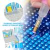 97Pcs Diamond Painting Tools Kit with 28-Bottle Storage Box, 5D Diamond Embroidery Accessories Set, Pens, Tweezers, Trays, DIY Diamond Art Supplies