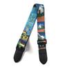 Extra Wide Electric Guitar Belt Color Print Guitar Shoulder Strap Guitar Strap  Folk Guitar