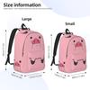 Cute Pet Pig Waddles Cartoon Backpack Schoolbag Student Bookbag Teens Daypack with Pocket