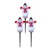 Premier Snowman Outdoor Path Lights (Pack of 3)