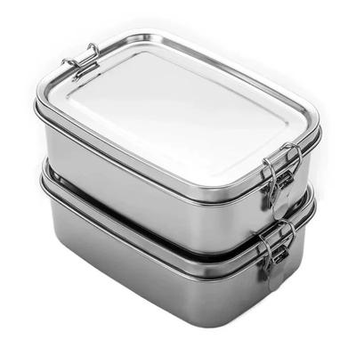 Portable Stainless Steel Lunch Box for Kids and Adults, Leak-Proof Bento Box, Travel Food Meal Prep Container Dishwasher Safe
