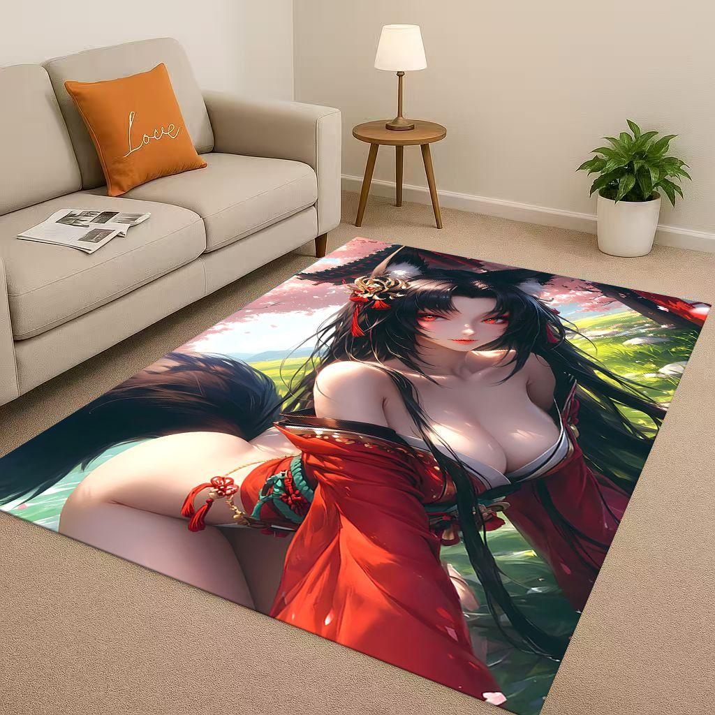 27 Style Sexy Bikini Girls Cartoon Anime Characters Living Room Non Slip Area Rug Carpet for Bedroom Playroom Sofa,Doormat Gift
