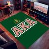 AKA Logo5 Printed Absorbent Washable Carpet, Non-Slip Bathroom Mats, Kitchen Rugs, Yoga Mat,Living Room Entrance, Camping Picnic Rugs