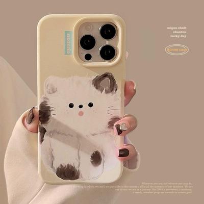 Милий чохол-картина олією з кошеням для iPhone 17 iPhone 17 Pro Max