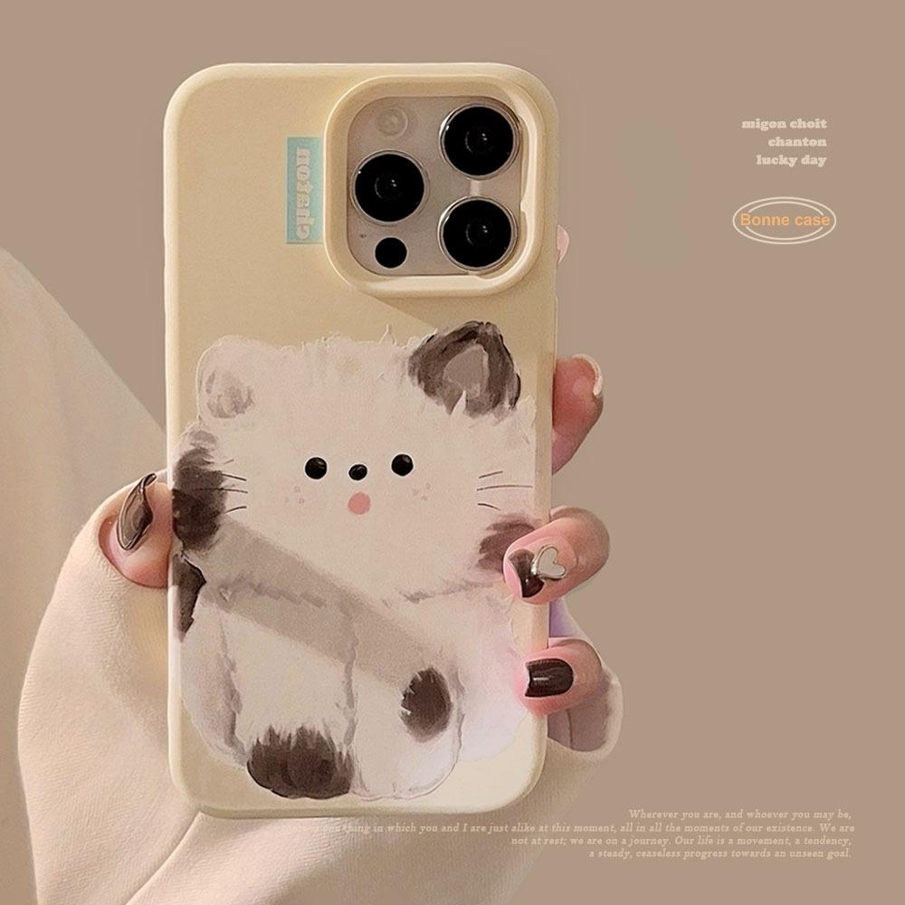Cute Oil Painting Kitten Case for iPhone 17 iPhone 17 Pro Max