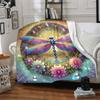 1pc Butterfly Garden Blanket, Lightweight Flannel Throw Blanket For Sofa, Bed, Travel214