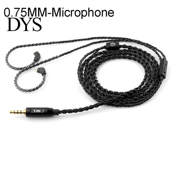 TRN 0.75mm/0.78mm/MMCX Replace Braided Wired Earphone Headphones Cable Cord Wire