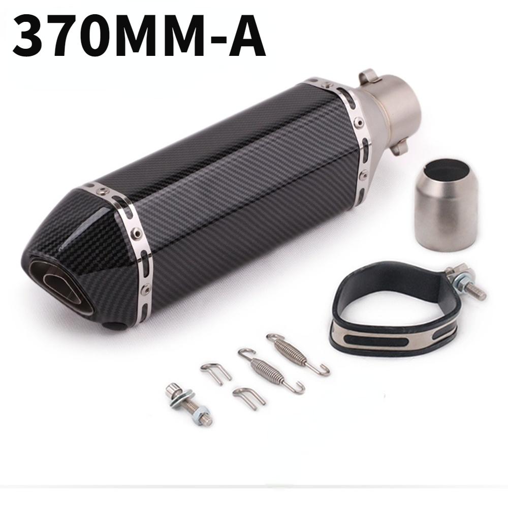 Tubo De Escape Da Motocicleta 51 мм Com Silenciador Modificar Motocross Silenciador Para Z400 250 R15 R3 Sujeira Pit Bike TYPE-370MM-A