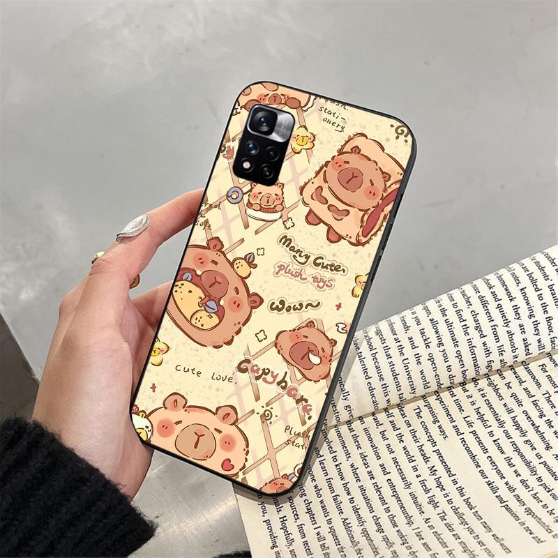 

Phone Case For Xiaomi Poco C71 15T 14T Pro Redmi note 15 14 14 13 Pro Redmi A5 15C 13C Cute Fun capybara Redmi Note 13 4G