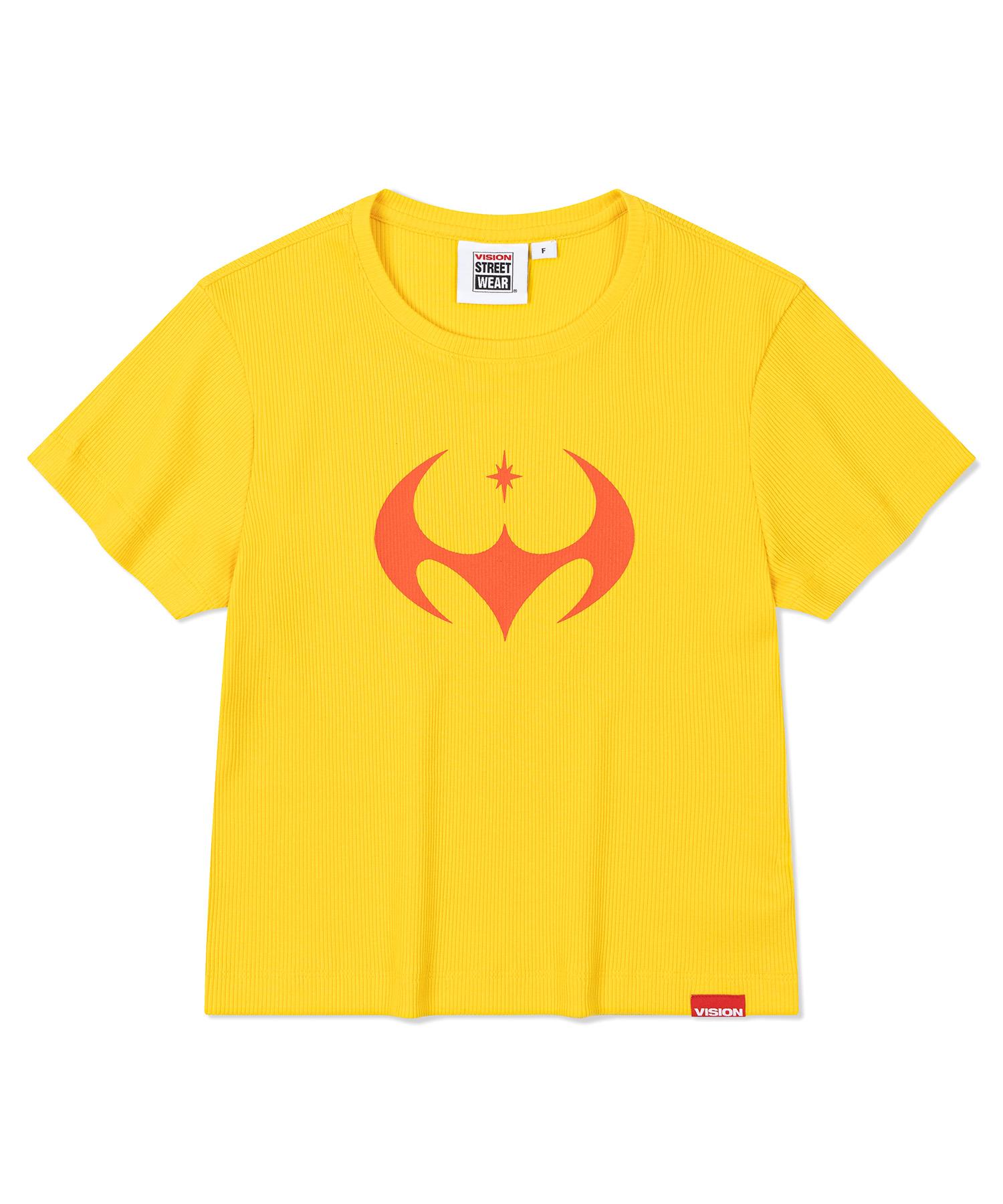 Vision Streetwear Vsw Evil Crop Ws T-Shirts Yellow F