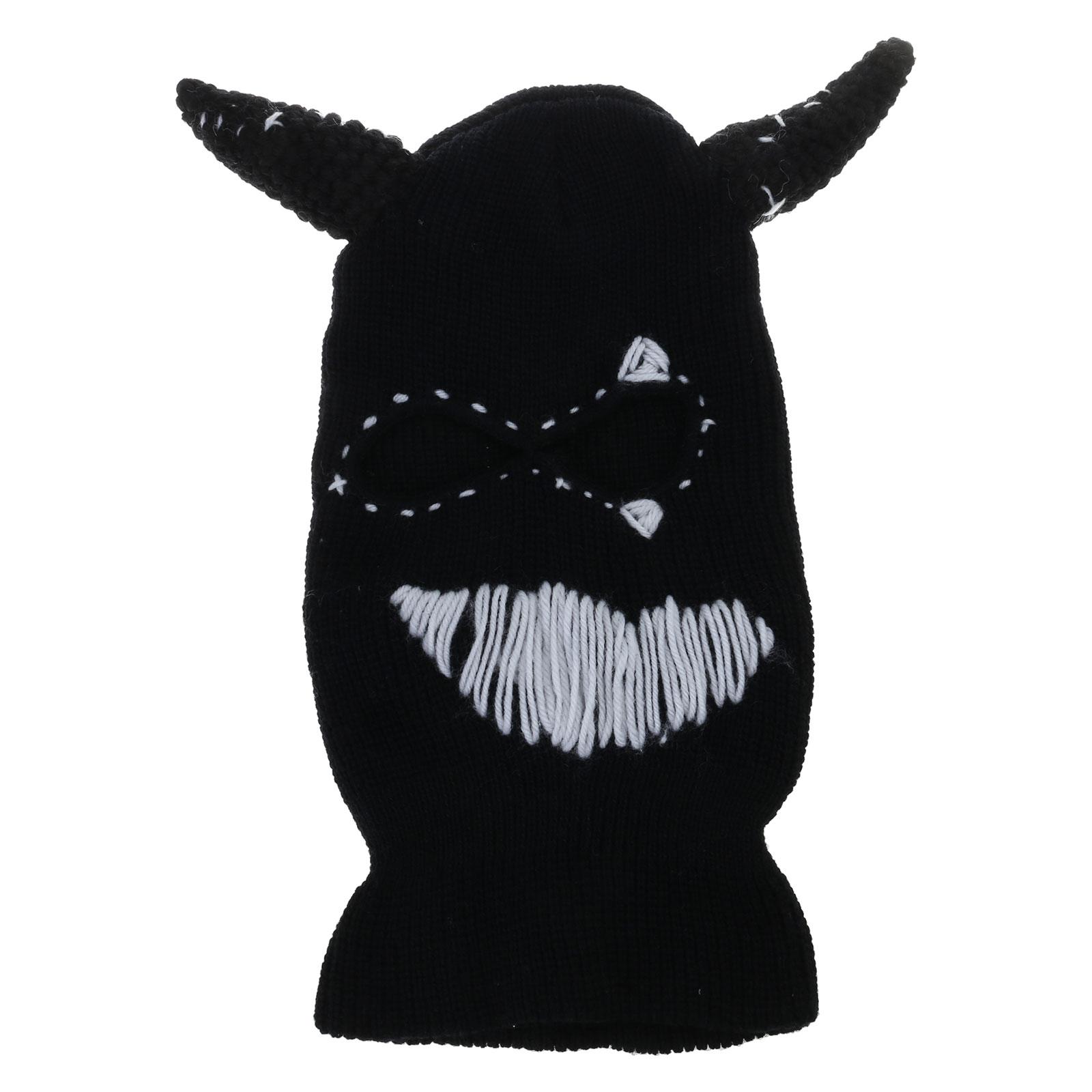 Вязаная маска-балаклава на все лицо для лыж, зимняя защита лица для занятий спортом на открытом воздухе, оригинальная вязаная шапка-бини D