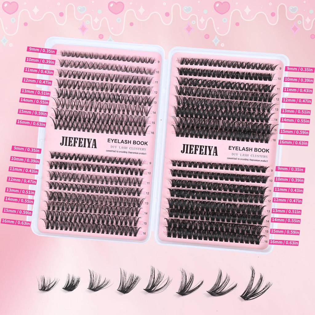 European and American DIY Large Capacity False Eyelashes - Hot Melt Duo Style
