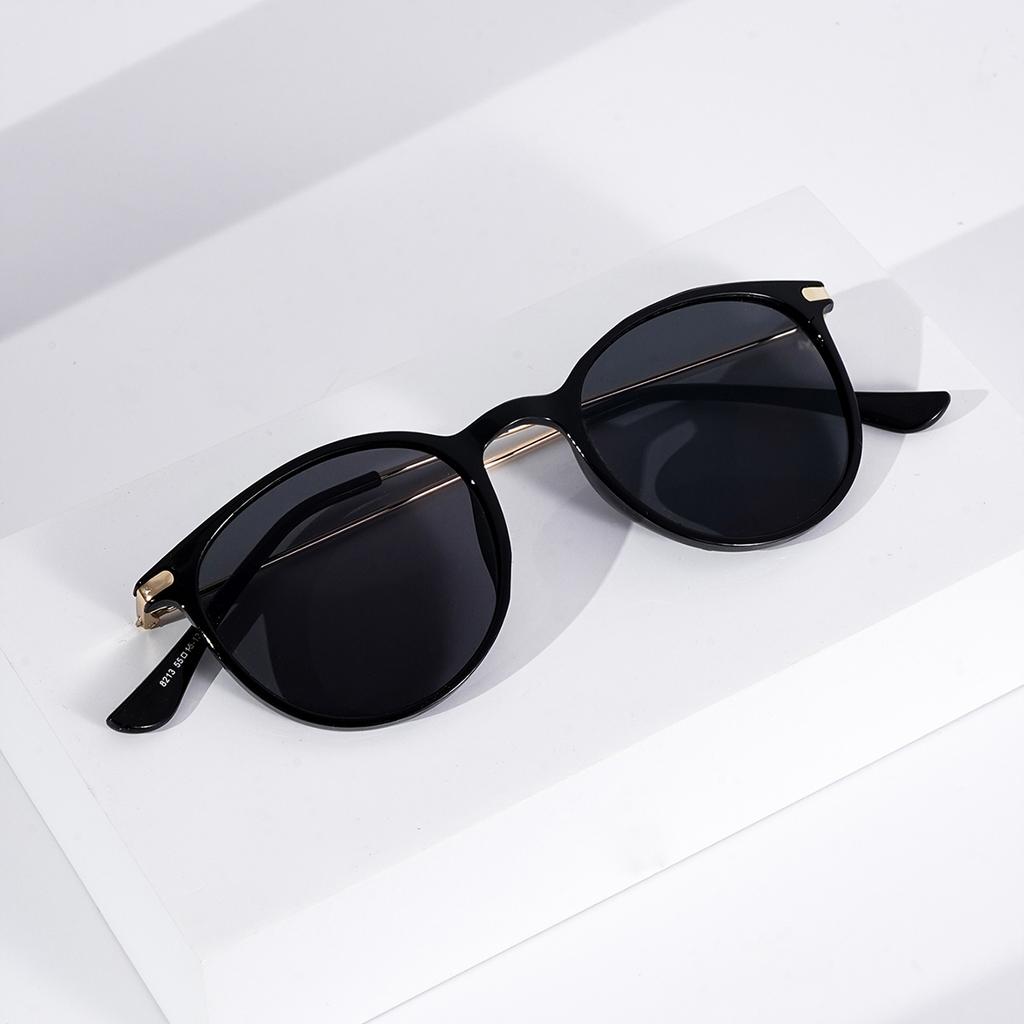 Ruiao Retro Round Sunglasses Women Luxury Classic Brand Designer Sun Glasses Fashion Black UV400 Sun Shades