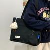 Borsa a Tote in Nylon da Donna con Grande Capacità e Chiusura a Zip per Uso Quotidiano