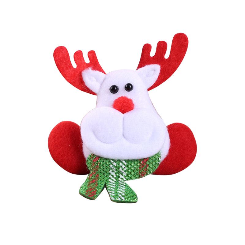 LED Light-Up Santa Brooch: Creative Christmas Ornament for Adults & Kids