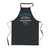 Kitchen Apron - A Formidable Driver - Black - Breton Print - Durable Cotton