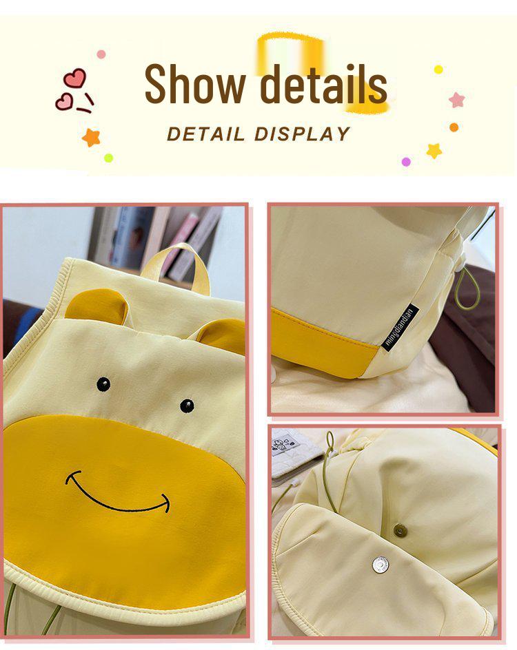 2025 New Cute Cartoon Schoolbag: Large Capacity Casual Backpack for Kindergarten & Elementary Girls