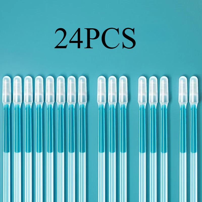 24Pcs Disposable Silicone EarWax Remover sticky ear pick For Kids Olders Adult S/L Ear Cleaner Reusable Adhesive Earpick