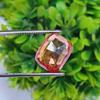 Certified Natural Orange Padparadscha Sapphire 9 Ct Cushion Cut Gemstone