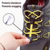 Strapazierfähige Schnürsenkel ohne Binden, Outdoor rutschfeste elastische faule Schnürsenkel, Anti-Hängenbleiben Schnellverschluss-Schnürsenkel für Wandern Trekking Outdoor-Sneaker