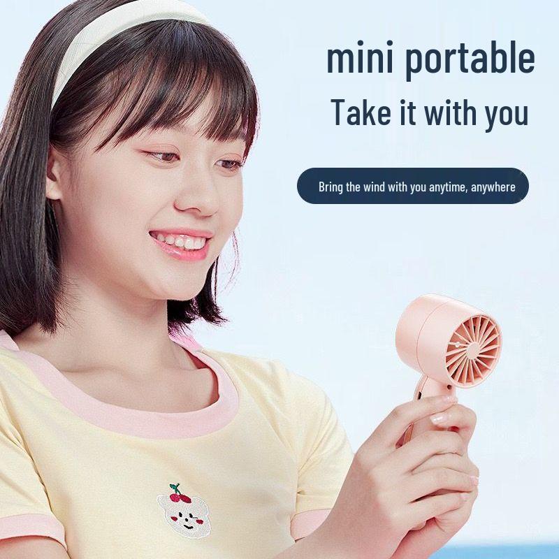 Gentle Breeze Portable Mini Handheld Fan - Student Outdoor & Desktop Turbo T10 Fan