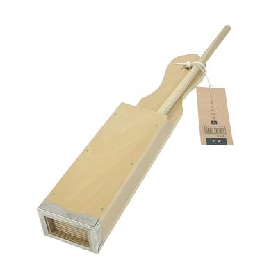 Koyanagisangyo Japanese Wooden Tokoroten Jelly Slicer Large Size with Wire Blade 1188, Kitchen Utensil for Agar and Gelatin Noodles