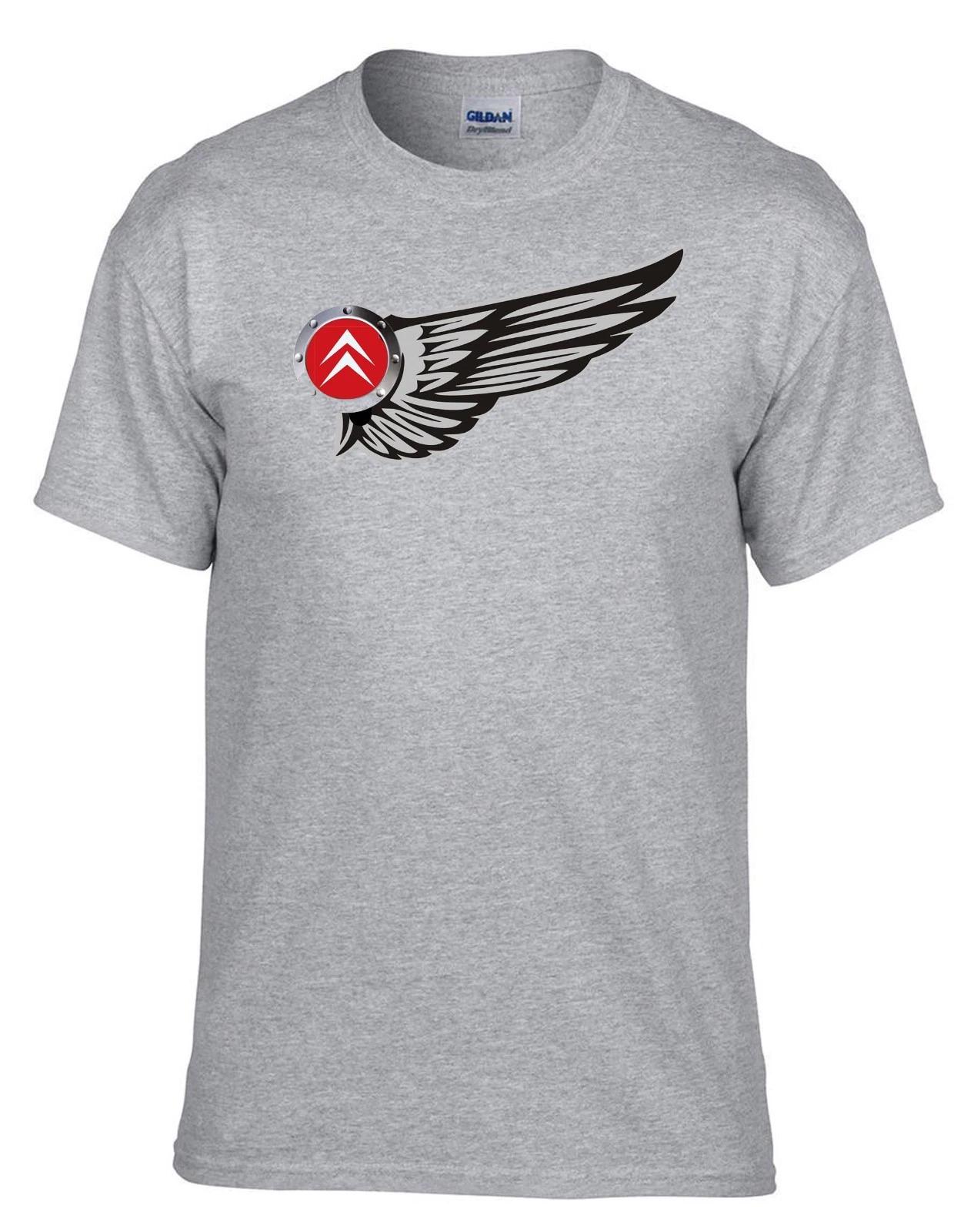 CITROEN Auto LOGO Grau T-Shirt - 460 -GR_Gr. XXL M