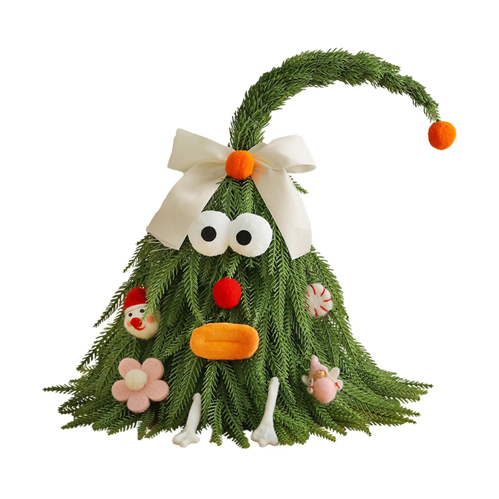 

Кривая шея Рождественская елка Забавная Настольная Рождественская елка Украшение Рождественское Украшение Рождественская Елка 1 шт белый