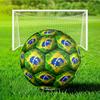 Brazil Artwork Printed Size 5 Soccer Balls, Anti-Slip, Protective Football, Outdoor Sport, a Unique Gift Suitable for him/her, Birthday
