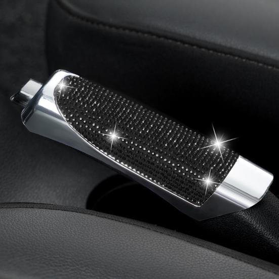Car Handbrake Cover ABS Parking Handbrake Decorative Cap Auto Handbrake Grip Cover Universal Vehicle Interior Decor Accessories