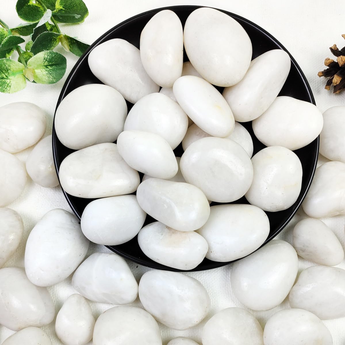 FANTIANhigh-grade white jade crystal decorative gravel