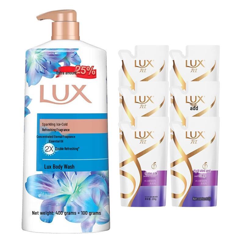 

LUX Sparkling Ice Cool Shower & Shampoo Bundle