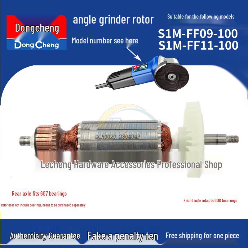 Dongcheng Szlifierka Kątowa Rotor i Zestaw Akcesoriów do Polerowania