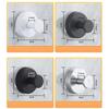 1Pc Stainless Steel Suction Cup Hooks For Shower Bathroom Hanging Towels Robe Loofah Hook For Glass Shower Doors Tile Mirrors