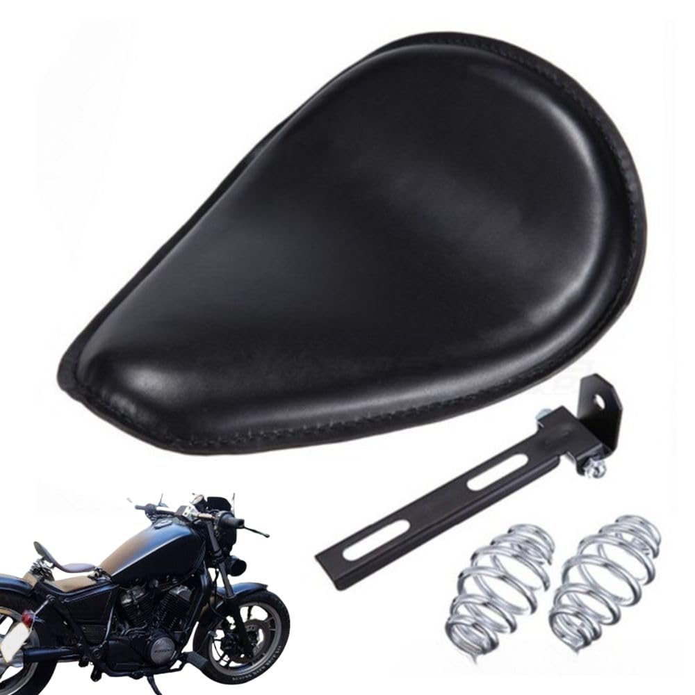 

Motorcycle Solo Synthetic Leather and Universal Fit for Black one+lifestyle Seat, Neoprene, Choppers, чорний