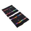 24pcs Glitter Markers Double Ended Highlighter Marker Pens for Drawing Gift Card Doodle Art Painting