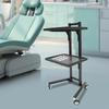 Adjustable Height 2-Tier Hairdressing Trolley, Styling Station for Barber & Beauty Salon Organization, Mobile Storage Solution